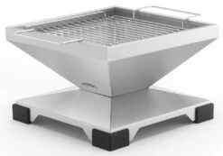 Thüros T2 Holzkohle Tischgrill Edelstahl 35x35 Cm