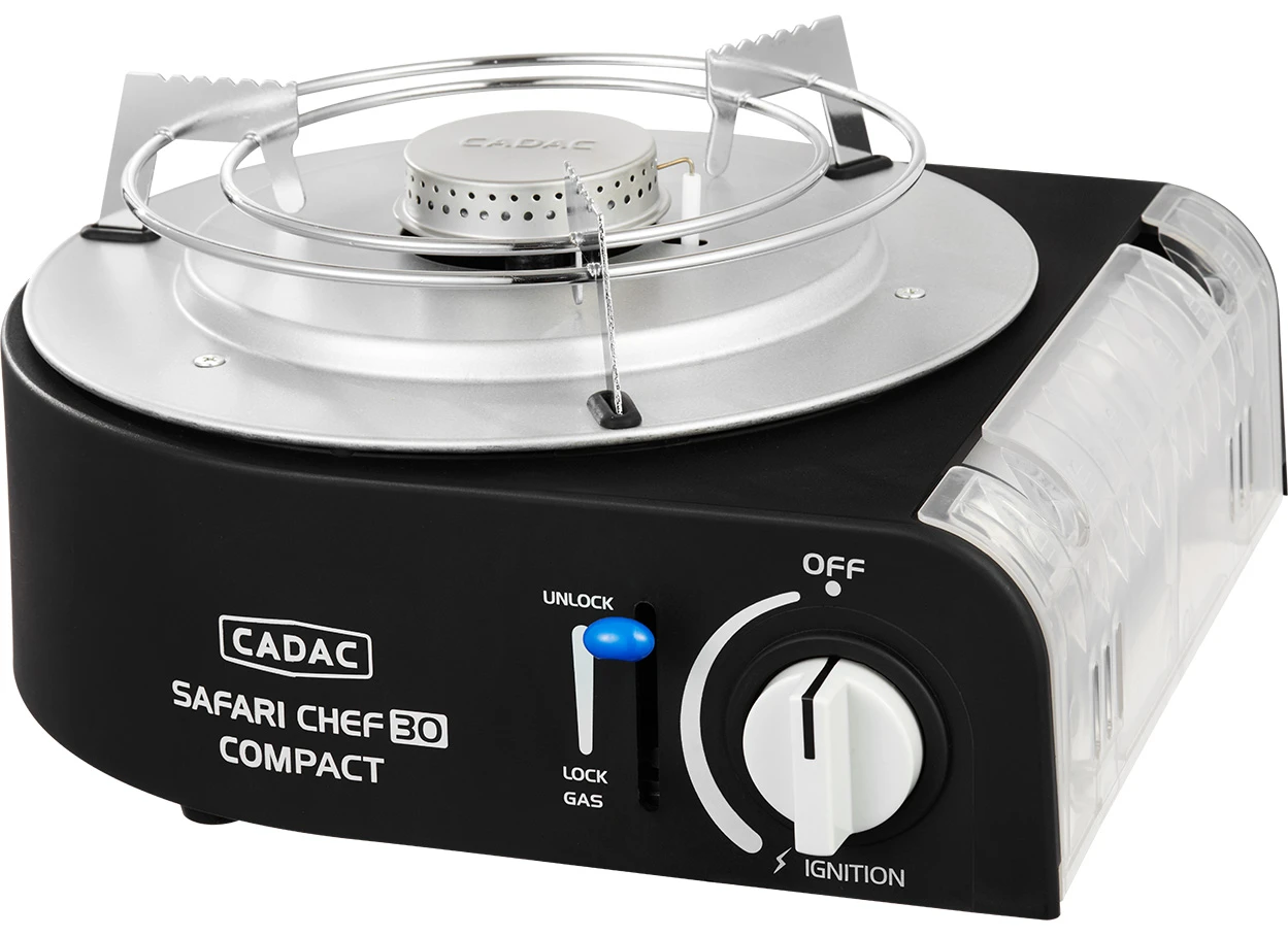 CADAC Camping Gasgrill Safari Chef 30 Compact - Kartuschenbetrieb 1 CADAC Camping Gasgrill Safari Chef 30 Compact - Kartuschenbetrieb