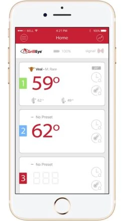GrillEye Smart Bluetooth Grillthermometer (Grill Eye) 29 GrillEye Smart Bluetooth Grillthermometer (Grill Eye) -Angebote Grillgarten Store grilleye app temperatur