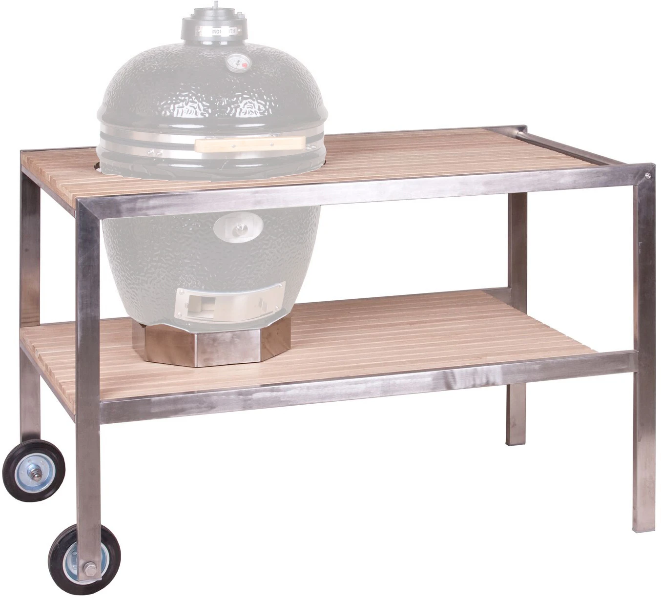 Monolith Teakholztisch Für CLASSIC Keramikgrill - Modell 2021 1 Monolith Teakholztisch Für CLASSIC Keramikgrill - Modell 2021