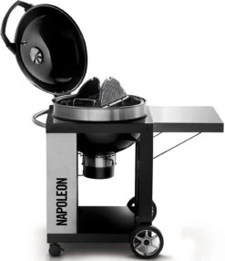 Napoleon Holzkohlegrill Kugelgrill Ø 57cm Im Rollwagen Mit Gussrost Und Deckelscharnier PRO22K-Cart-2 -Angebote Grillgarten Store napoleon grillwagen deckel PRO22K CART 2