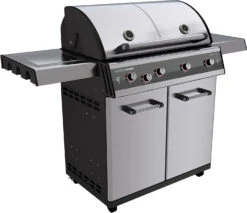 Outdoorchef Dualchef S 425 G Edelstahl Gasgrill Mit Seitenkocher + Blazing Zone Infrarotbrenner + DGS Gusseisen Grillrost 2 Stk. + DGS Gemüse Grillrost 2 Stk. -Angebote Grillgarten Store outdoorchef dualchef s 425 g seitlich 18 700 1 2