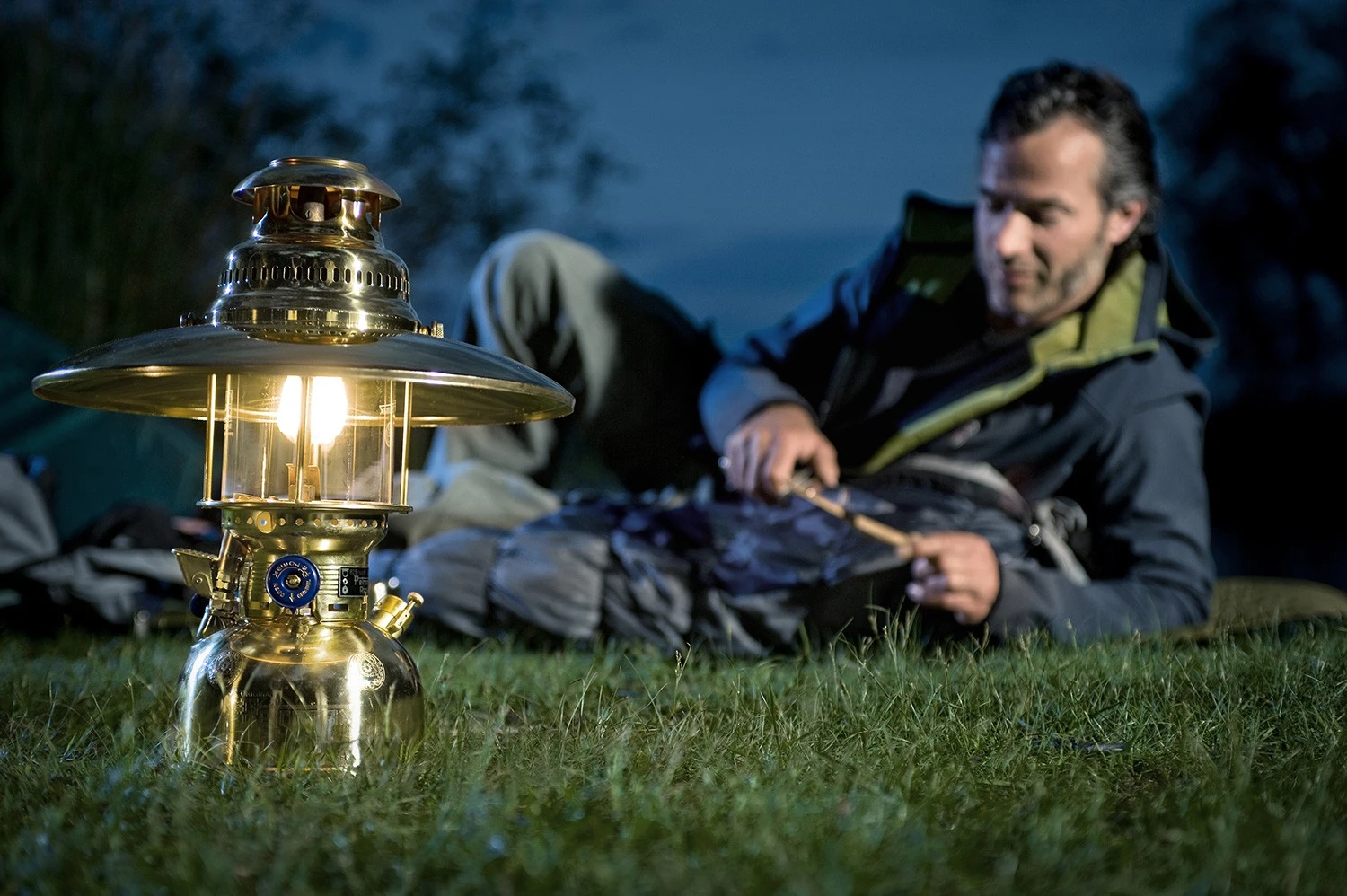 Petromax Petroleumlampe HK500/829 Messing 3 Petromax Petroleumlampe HK500/829 Messing – Bild 3