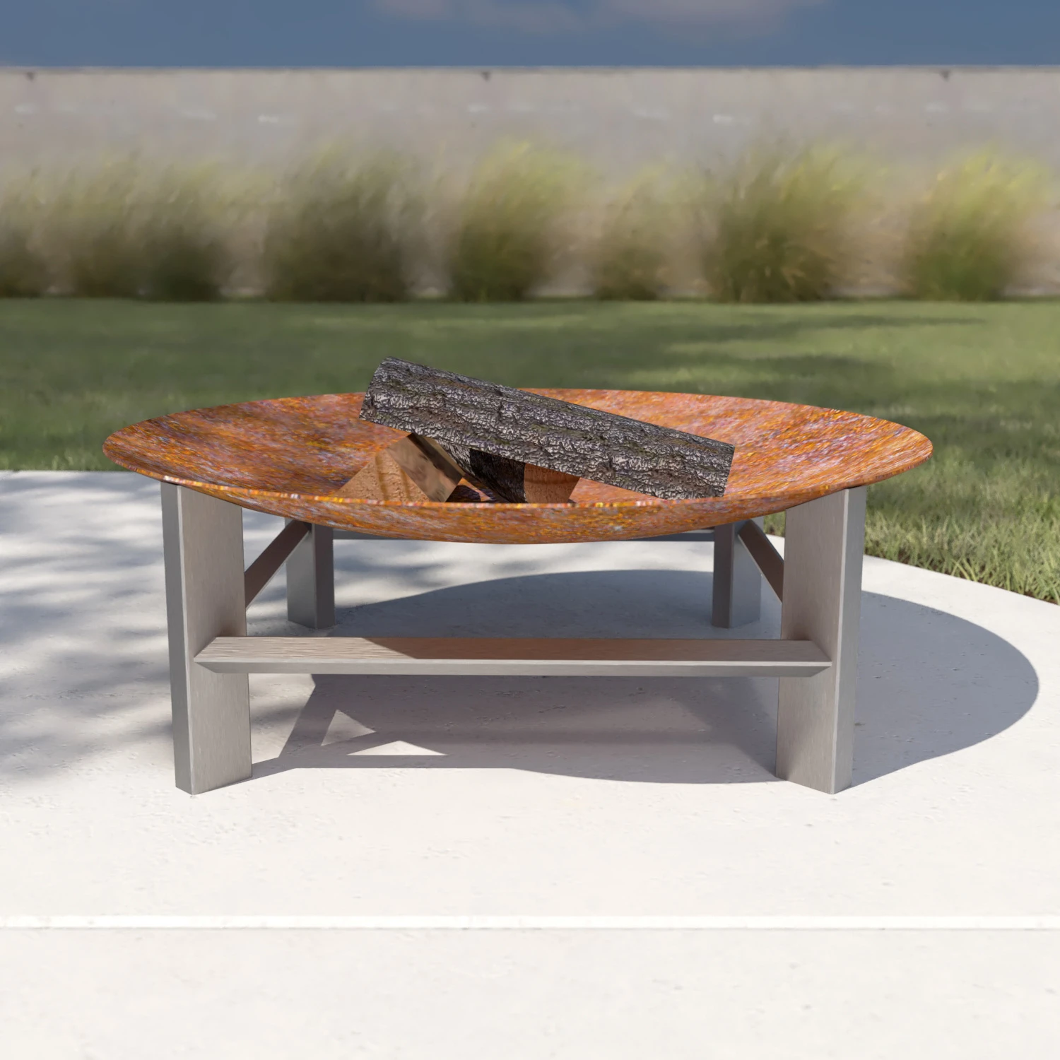 SvenskaV Design Feuerschale Alpha Super XXL - Ø 80 Cm - Rohstahl 1 SvenskaV Design Feuerschale Alpha Super XXL - Ø 80 Cm - Rohstahl