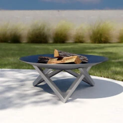 SvenskaV Design Feuerschale Futura XXL - Ø 58 Cm - Edelstahl