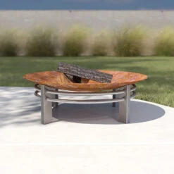 SvenskaV Design Feuerschale Nova Super XXL - Ø 80 Cm - Rohstahl
