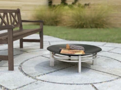 SvenskaV Design Feuerschale Nova Super XXL - Ø 80 Cm - Edelstahl