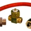TGO Anschlußgarnitur, 2 Gasflaschen, 1/4“L, 50mbar