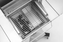 Thüros Holzkohlegrill T300 / Holzkohle Grillstation 42x42 Cm -Angebote Grillgarten Store thueros evo3 holzkohle bbq station fdetail innen